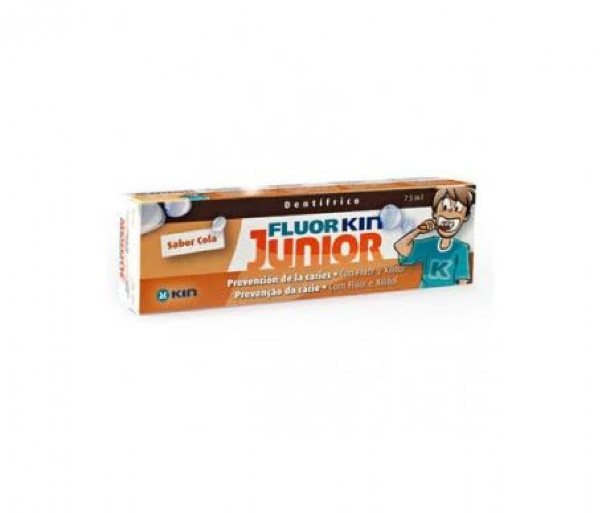 fluor kin junior pasta cola 75 ml