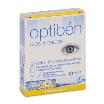optiben ojos irritados 10 unidosis