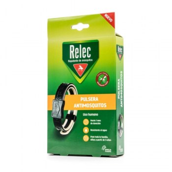 relec pulsera antimosquitos negra